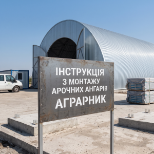Інструкція з монтажу арочних ангарів «Аграрник» від АГРОБУД