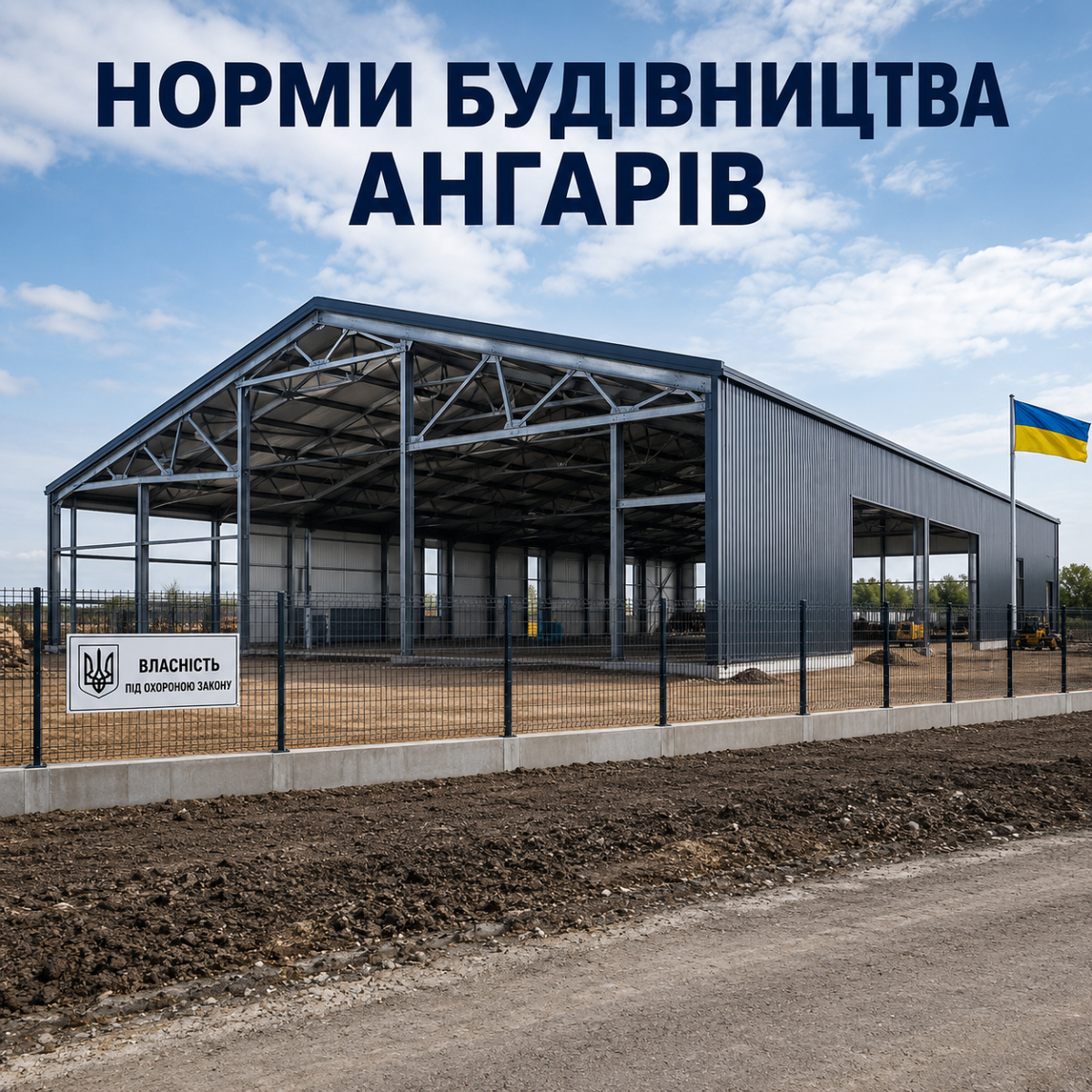 Законные метры: нормы отступов от границ и соседей при строительстве ангаров и складов в Украине