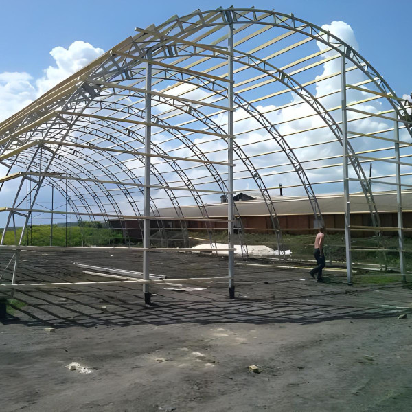 Арочный ангар серия "Аграрник" 15х33х7 (495 м²)