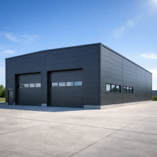 Утеплений каркасний ангар під ключ 30х30х6 м (900 м²)