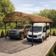 Навес для авто PRO100 арочный 6х7