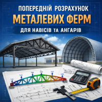 Предварительный расчёт металлических ферм