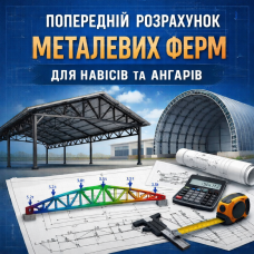 Предварительный расчёт металлических ферм