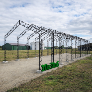 Двосхилий ангар серія "Аграрник" 10х30х5 (300 м²) К2Ф3