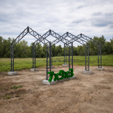 Двускатный ангар серия "Аграрник" 7х9х3 (63 м²)